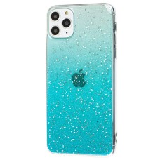 Чохол для iPhone 11 Pro Max HQ Silicone Confetti синій