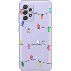 Чохол для Samsung Galaxy A13 (A135) MixCase Новий рік кольорова гірлянда