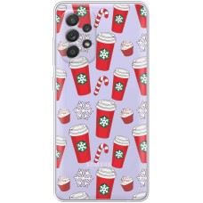 Чохол для Samsung Galaxy A13 (A135) MixCase Новий рік зимова кава