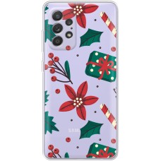 Чохол для Samsung Galaxy A13 (A135) MixCase Новий рік патерн омела