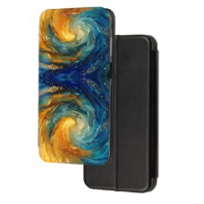 Чохол-книжка патріотична Samsung Galaxy A70 (А705) жовто-блакитний всесвіт