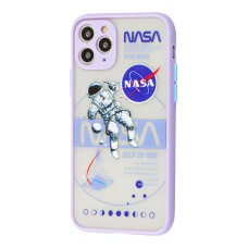 Чохол для iPhone 11 Pro Picture shadow matte space nasa / light purple