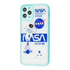 Чохол для iPhone 11 Pro Picture shadow matte space nasa/mint