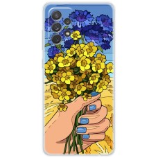 Чохол для Samsung Galaxy A13 (A135) MixCase патротичні квіти
