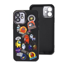 Чохол для iPhone 12 Brand Design among чорний
