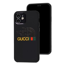 Чохол для iPhone 12 Brand Design дизайн 1 чорний