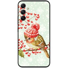 Чохол для Samsung Galaxy S24 MixCase Новий рік 2025 птах на гілці