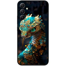 Чохол для Samsung Galaxy S24 MixCase Новий рік 2025 змія в прикрасах