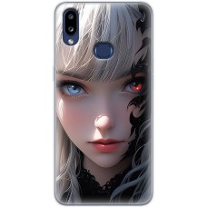 Чохол з аніме для Samsung Galaxy A10s (A107) Mixcase дівчинка з червоним оком