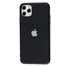 Чохол для iPhone 11 Pro Max Silicone case матовий (TPU) чорний