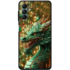 Чохол для Samsung Galaxy A04S (A047) MixCase Новий рік green Dragon