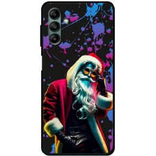 Чохол для Samsung Galaxy A04S (A047) MixCase Новий рік гламурний Святий Миколай