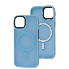 Чохол для iPhone 15 Cosmic Magnetic MagSafe light blue