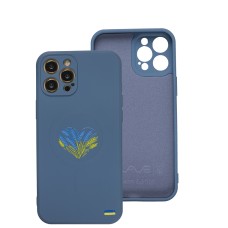 Чохол для iPhone 12 Pro Max WAVE Ukraine with MagSafe spikelet heart