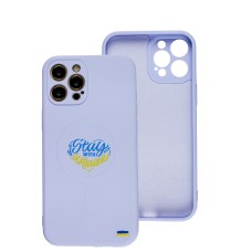 Чохол для iPhone 12 Pro Max WAVE Ukraine with MagSafe stay with ukraine