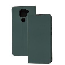 Чохол книжка Fibra для Xiaomi Redmi Note 9 зелений
