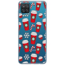 Чохол для Samsung Galaxy A12 / M12 MixCase Новий рік зимова кава