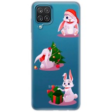 Чохол для Samsung Galaxy A12 / M12 MixCase Новий рік символ року кролик