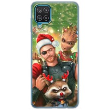 Чохол для Samsung Galaxy A12 / M12 MixCase Новий рік новорічний Марвел