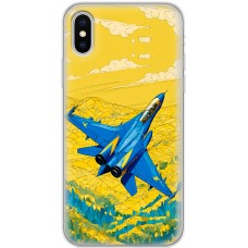 Чохол для iPhone X / Xs MixCase патріотичні літак