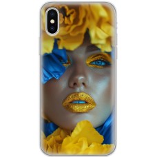 Чохол для iPhone X / Xs MixCase патріотичні макіяж