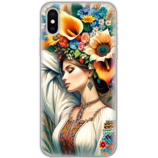 Чохол для iPhone X / Xs MixCase патріотичні спляча красуня