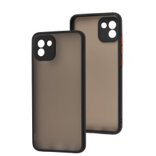 Чохол для Samsung Galaxy A03 (A035) LikGus Totu camera protect чорний / червоний