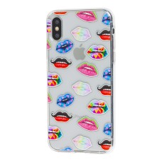 Чохол Lovely для iPhone X / Xs губи