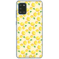 Чохол для Samsung Galaxy A31 (A315) Mixcase лимон