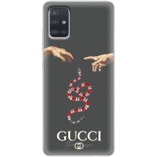 Чохол для Samsung Galaxy A31 (A315) Mixcase лого дизайн 4