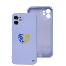 Чохол для iPhone 12 WAVE Ukraine with MagSafe ukraine heart