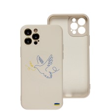 Чохол для iPhone 12 Pro WAVE Ukraine with MagSafe dove of peace