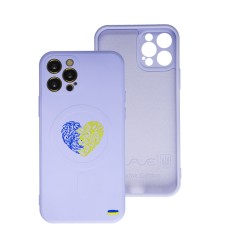 Чохол для iPhone 12 Pro WAVE Ukraine with MagSafe ukraine heart