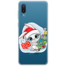 Чохол для Samsung Galaxy A02 (A022) MixCase Новий рік кролик 2023