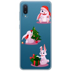 Чохол для Samsung Galaxy A02 (A022) MixCase Новий рік символ року кролик