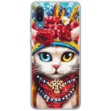 Чохол для Samsung Galaxy A02 (A022) MixCase Новий рік символ кіт патріот