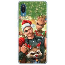 Чохол для Samsung Galaxy A02 (A022) MixCase Новий рік новорічний Марвел