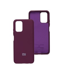 Чохол для Xiaomi Redmi Note 10 / 10s Silicone Full бордовий / maroon