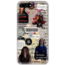 Чохол для iPhone 7 Plus / 8 Plus Mixcase Венздей колаж Ксавьє Торп