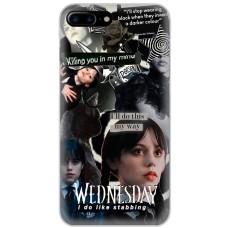 Чохол для iPhone 7 Plus / 8 Plus Mixcase Венздей колаж готика