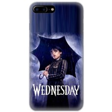 Чохол для iPhone 7 Plus / 8 Plus Mixcase Венздей під парасолькою