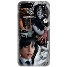 Чохол для iPhone 7 Plus / 8 Plus Mixcase Венздей колаж друкарська машинка