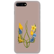 Чохол для iPhone 7 Plus MixCase патріотичні квіти у формі герба