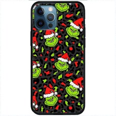 Чохол для iPhone 13 Pro Max MixCase Новий рік леопардовий Грінч