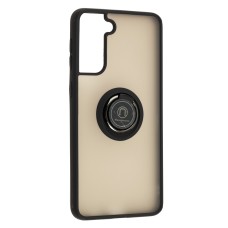 Чохол для Samsung Galaxy S21+ (G996) LikGus Edging Ring чорний