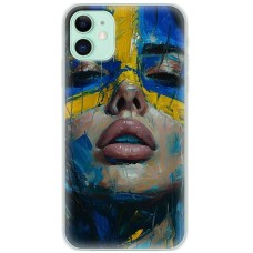 Чохол для iPhone 11 MixCase асорті обличчя дівчини