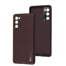 Чохол для Samsung Galaxy S20 FE (G780) Leather Xshield plum red