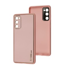 Чохол для Samsung Galaxy S20 FE (G780) Leather Xshield pink