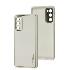 Чохол для Samsung Galaxy S20 FE (G780) Leather Xshield white