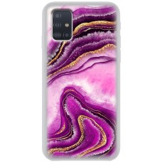 Чохол для Samsung Galaxy A51 (A515) MixCase рожевий мармур